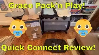 Обзор Pack 'n Play Quick Connect с портативным сиденьем! Обзор Graco Pack 'n Play Quick Connect!