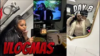 Vlogmas day 8 | Come to work with me as a hairstylist + Nighttime routine ❤️