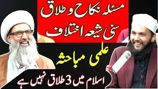 Nikah aur Talaq ka Masla  Shia Sunni Ikhtilaf  Mutah Halala  Allama Anwar Ali Najafi Podcast