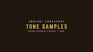 Tone Samples 001 - Empress Superdelay Reverse 