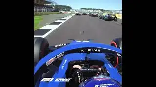 fernando alonso aggresive start (onboard)