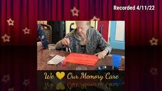 Painting in our Memory Care 4/11/22