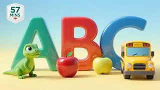 ABC A–Z Learning for Kids | Colors, Animals, Fruits & Vehicles | BonEduKids