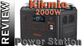 Обзор портативной электростанции Kikmio 2000 Вт, солнечного генератора на 2000 Вт&middot;ч с резервным аккумулятором LiFePO4.