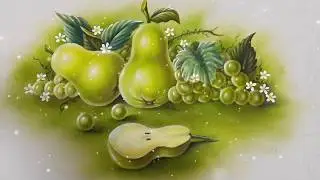 PINTURA EN TELA COMO PINTAR PERAS