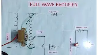 FULL WAVE RECTIFIER💡class 12 CBSE physics project #halfwaverectifier #fullwaverectifier