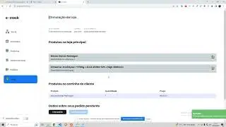 estock - loja e pedidos