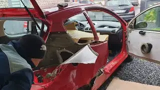 Remplacement aile arri&egrave;re Peugeot 206 1L4 HDI