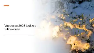 Uusi uljas vuosi 2026 alkoi. Mitä sinä haluat tältä vuodelta?
