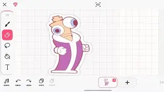 Flipaclip- kinger from amazing digital circus drawing 