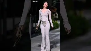 😍Chinese beautiful girl street fashion outfits style #chinesegirl #fashion #shorts #trending #cute