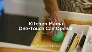 Электрический консервный нож Kitchen Mama One-Touch | Без помощи рук | Эргономичный | Гладкий край