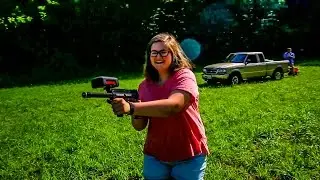 Epic Laser Tag Battle - Red vs Blue with Laser Tag Source!