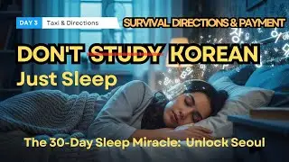 Learn Real Korean While You Sleep (Subconscious Learning) 🇰🇷 | Sleep Korean Day
