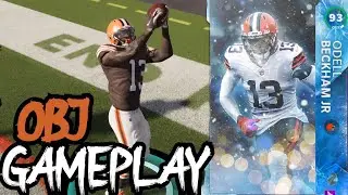 Zero Chill Odell Beckham Jr Gameplay... HE CATCHES EVERYTHING IN MADDEN 21! (6 TD's)