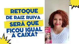Retoque de raiz com Alta Moda Alfaparf 8.4. #retoquederuivo #cabeloruivo #ruivoacobreado