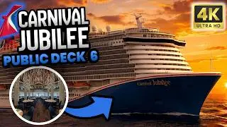 Carnival Jubilee Public Deck 6 | Tall Man's Cruise Adventures