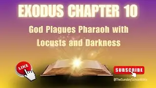 Exodus Chapter 10 | God Plagues Pharaoh with Locusts and Darkness | Simplified KJV