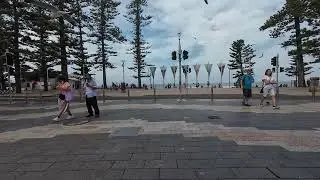 Town Centre and Beach, Manly, New South Wales, Australia 4k