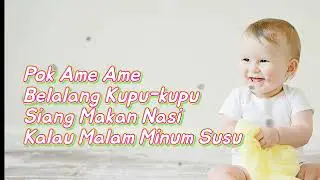 Pok Ame Ame Belalang Kupu-kupu