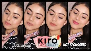 KIRO Non-Stop Airy Matte Liquid Lipstick Swatches | 10 Best Shades For Everyday Use | Arpita Ghoshal