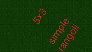 Simple design Rangoli @ karthika deepam muggulu@meenu Rangolies
