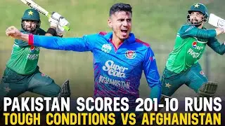 Tough Conditions, Strong Fight: PAK Scores 201-10 Runs vs AFG | Afghanistan vs Pakistan | 1st ODI
