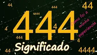 🧮 Significado de ver números iguais 4 - 44 - 444 - 4444