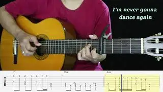 Careless Whisper - George Michael - Fingerstyle Guitar Tutorial TAB + Chords