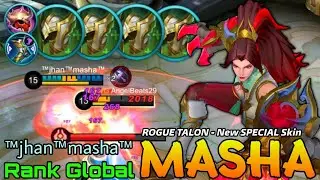 Rogue Talon (New SPECIAL Skin) Masha with 4x Guardian Helmet - Top Global Masha by &trade;jhan&trade;masha&trade; - ML