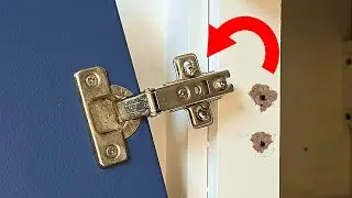 How to fix cabinet door hinges | Easy cupboard repair