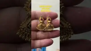 5 Grams Chandramukhi Earrings 22 Karat Gold 916 Hallmark Jewellery