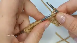 🔥ВЯЖЕТСЯ НЕ ГЛЯДЯ⚡️Простой ажурный узор спицами
