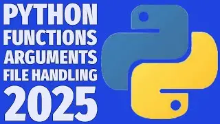 ✅ How to Use Functions & Arguments in Python File Handling 2025