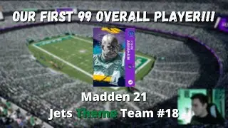 PLAYOFFS JOHN ABRAHAM IS OUR FIRST 99 OVERALL PLAYER!!! JETS THEME TEAM #18 (Madden 21 MUT)