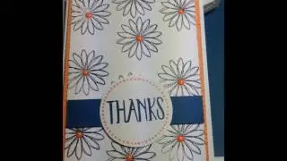 Thank You Card with Perfectly Wrapped Stamps