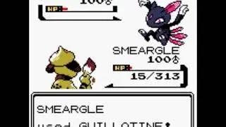 Pokemon Crystal Battle Tower Level 100 - Smeargle Swipe