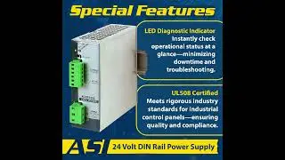 ASI Product Spotlight - 24 Volt DIN Rail Power Supply
