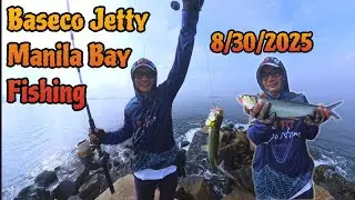 Baseco Jetty Fishing 8/30/2025 | Buhay na hipon Tumal sa Kagat