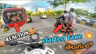 DUKE200 BS6 GUY STARTED RACE || BULLET PATAK || DAILY OBSERVATIONS IN #HYDERABAD #telugumotovlogs