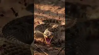 Snake vs Army of Ants 😱 | BeastNova #shorts