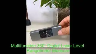 Multifunction 360° Digital Laser Level Rangefinder Measure