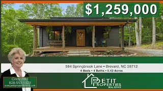 Experience Natural Beauty in this Brevard, NC Home! Expansive Windows w/ Breathtaking Views