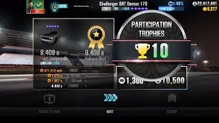 CSR2 TOURNAMENT Challenger SRT Demon 170 -  8.40880s🤩