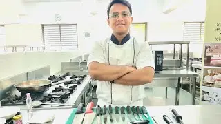 Basic Skills of Knife I How to Grip a Knife I Food Production - Types of Knife.