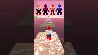 99 Nights Dino kid vs Speed Challenge Roblox obby 😂 #shorts #roblox
