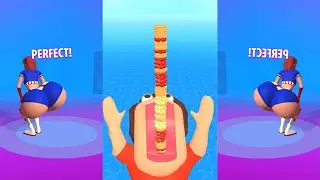 ✅ PANCAKE RUN New Trailer Gameplay, Hyper Casual Games Android, iOS ESDFTG87