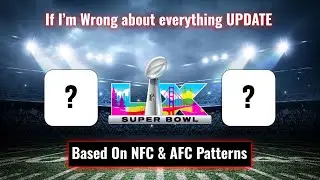 If I'm Wrong About Everything - (UPDATE) - Based On NFC & AFC Pattern From My Chart