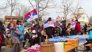 Studenti iz Niša nastavili pješačenje ka Kragujevcu
