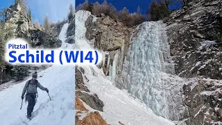 Pitztal Eisklettern - Schild (WI4) - lohnende Seill&auml;nge beim Luibisbodenfall - feat. @AlpineFex